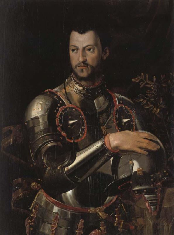 ALLORI Alessandro Cosimo I dressed in a portrait of Qingqi Breastplate